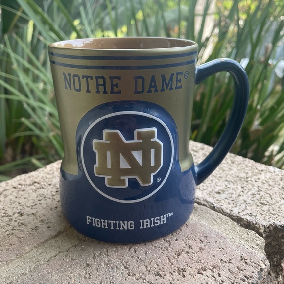 Boelter Brands Collegiate 2011 Notre Dame Sculpted Relief 16 oz Mug - Picture 6 of 15